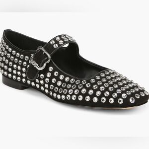 Sam Edelman Black Studded Flats
